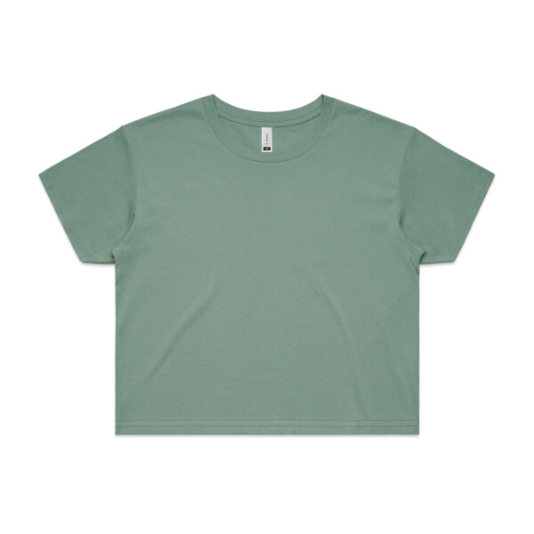 Front of Customisable Woman's Crop T Shirt