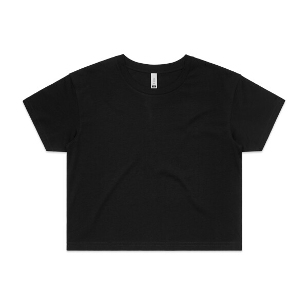 Front of Customisable Woman's Crop T Shirt