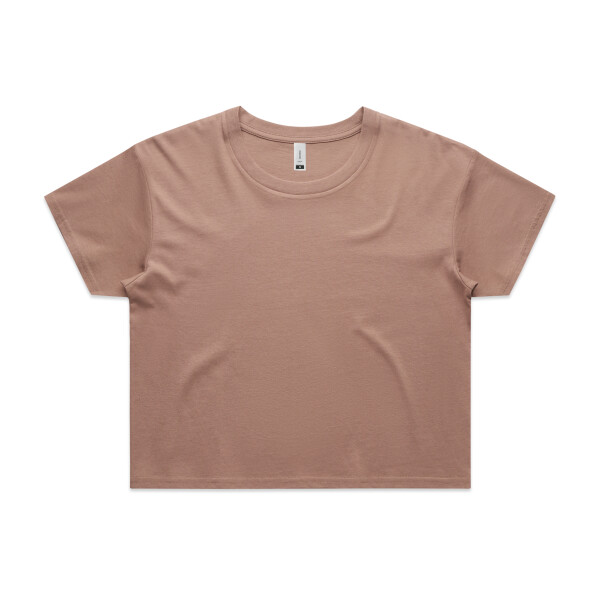 Front of Customisable Woman's Crop T Shirt