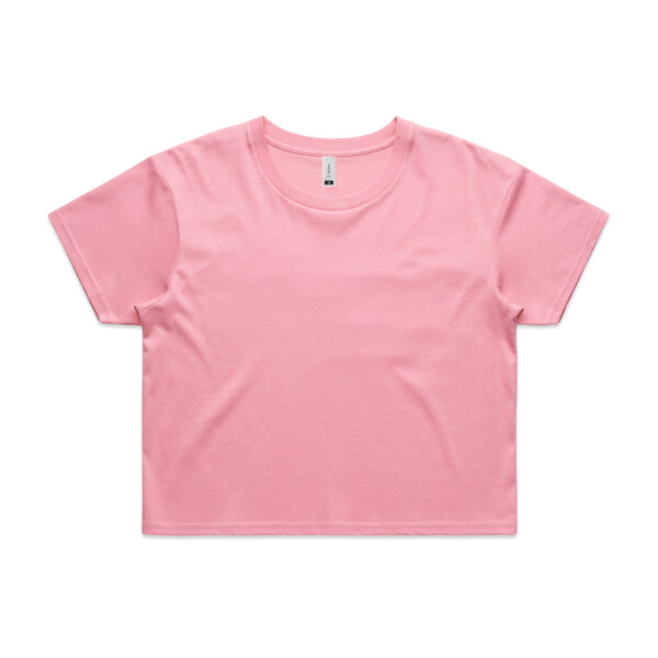 Front of Customisable Woman's Crop T Shirt
