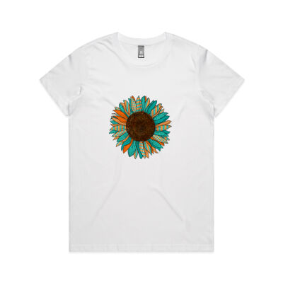 Teal Sunflower Thumbnail