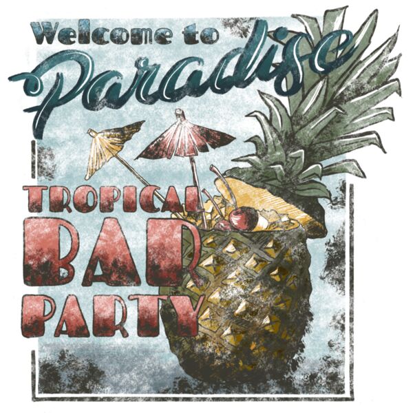 Paradise pineapple grunge Thumbnail