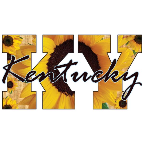 Kentucky on sunflowers Thumbnail