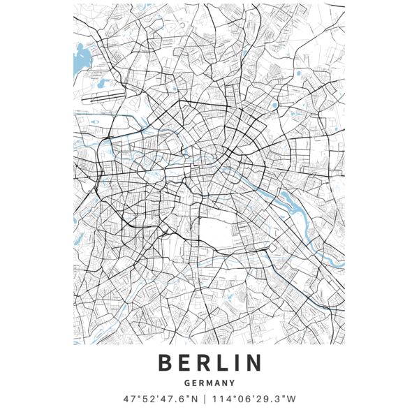Berlin map Thumbnail