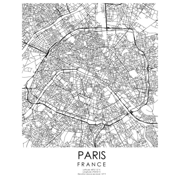Paris map Thumbnail