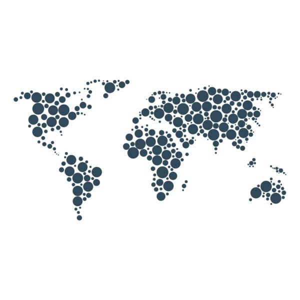 World Map circles Thumbnail