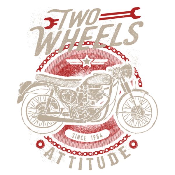 Two Wheels Attitude On Dark Thumbnail