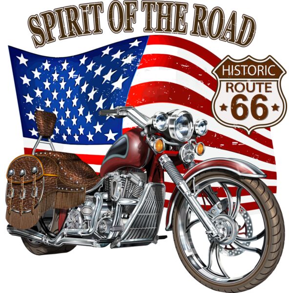 Spirit of the Road Route 66 motorcycle  Thumbnail