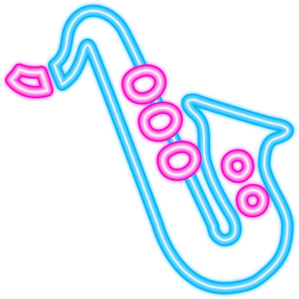 Saxophone neon Thumbnail