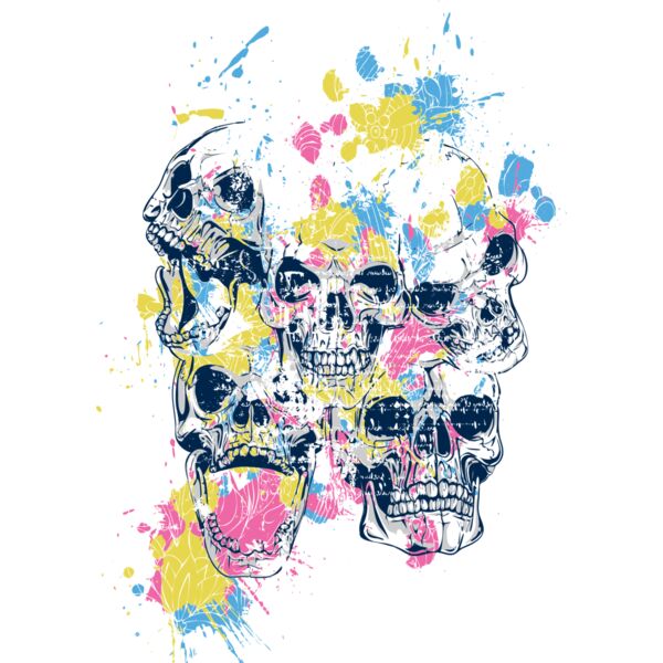 colourful skulls Thumbnail