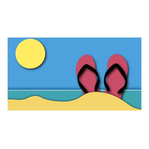 Beach flip flops Thumbnail