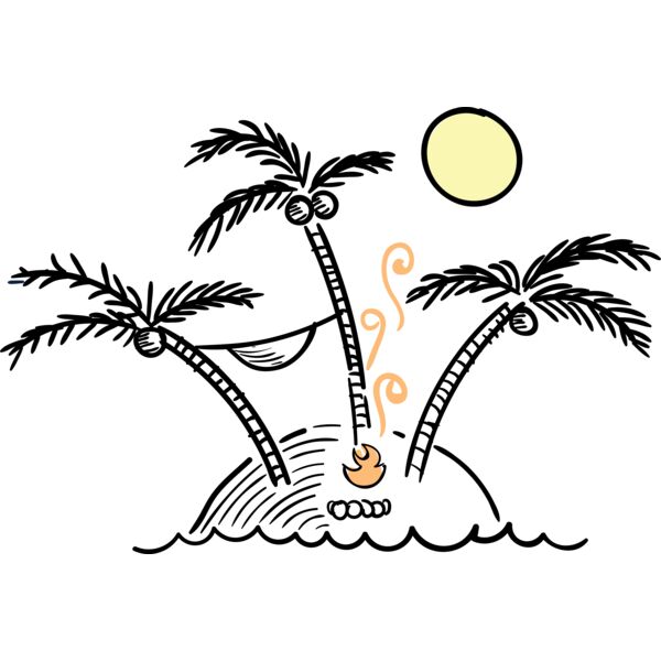 Palm trees on island  2  Thumbnail