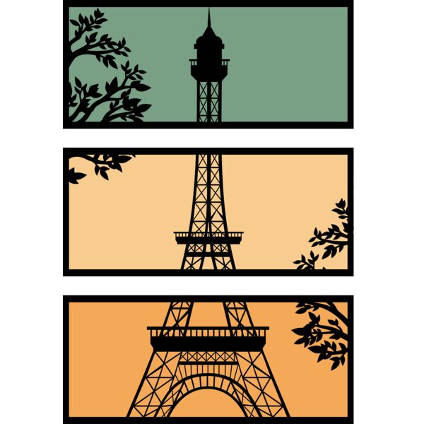 Sunset Eiffel Tower Thumbnail