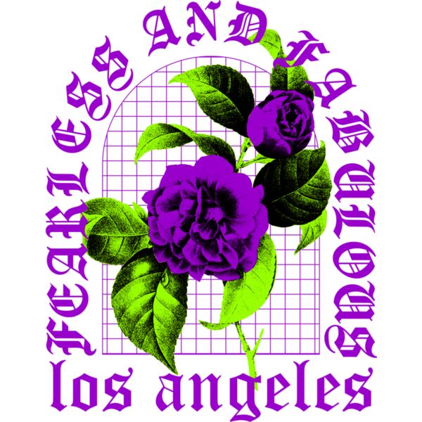Los Angeles purple Thumbnail