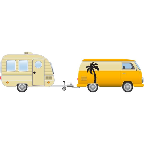 Yellow bus caravan Thumbnail