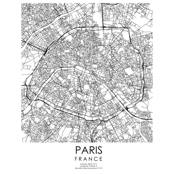 Paris map Thumbnail