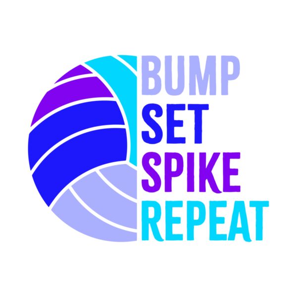 Volleyball Bump Set Spike Repeat Thumbnail