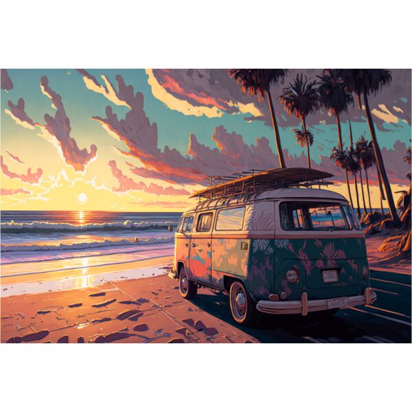 bus facing beach Thumbnail