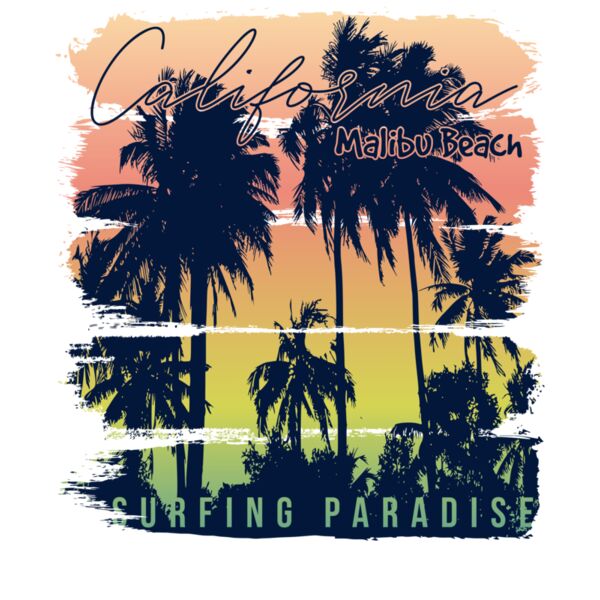 California Malibu Beach Surfing Paradise Thumbnail