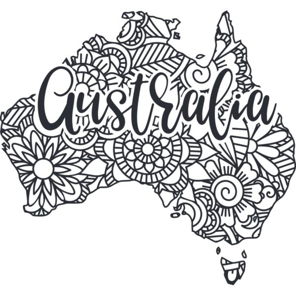 Australia mandala map Thumbnail