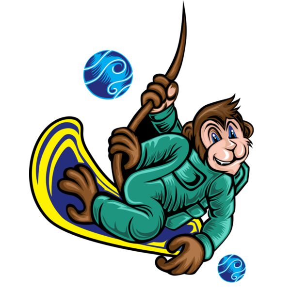 152  Monkey Playing in Space Thumbnail