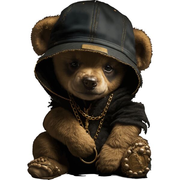 Cute bear gangsta Thumbnail