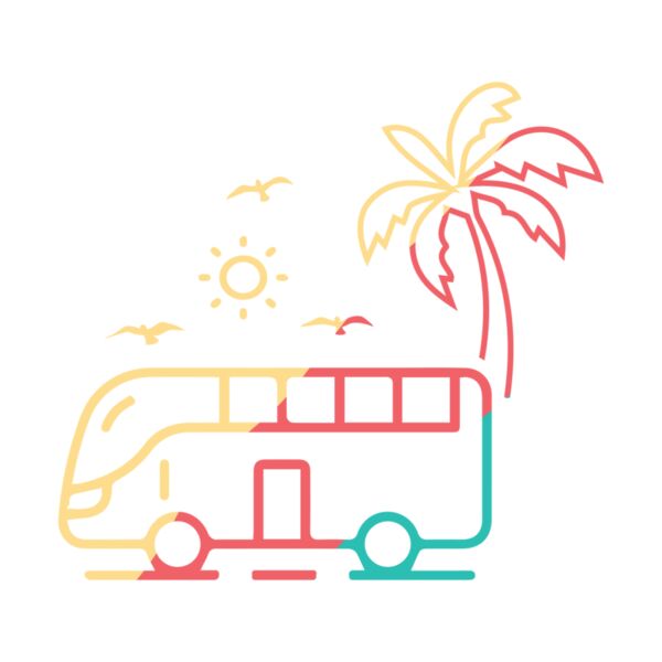 Van on beach Thumbnail