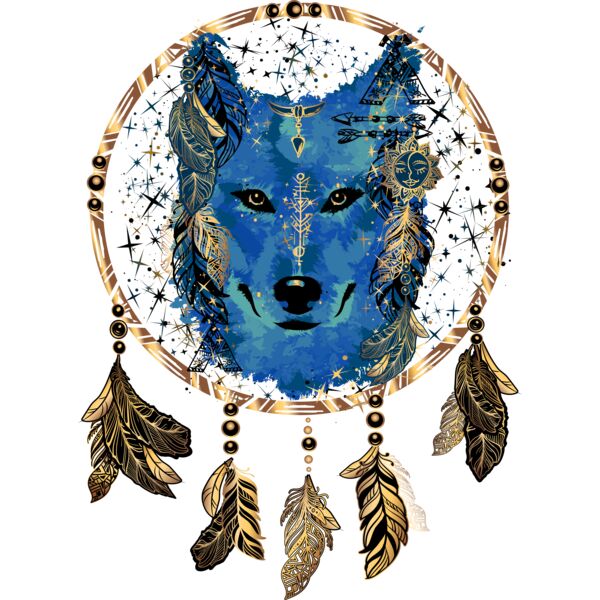 Wolf dreamcatcher Thumbnail