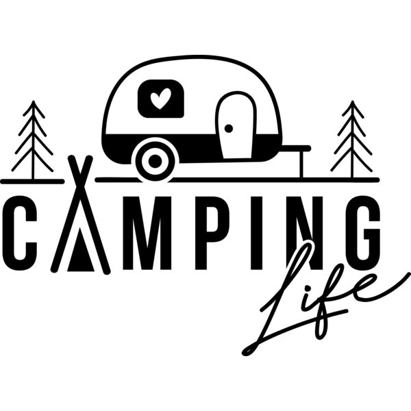 CAMPING Life  black  Thumbnail