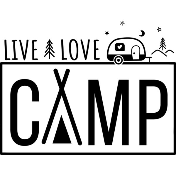 LIVE LOVE CAMP Black Thumbnail